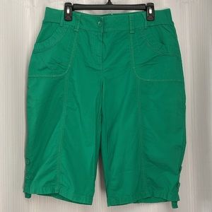 Chico’s‎ Green Bermuda Shorts